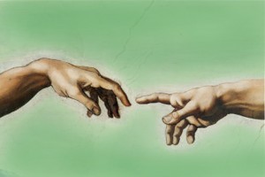 The hand of God